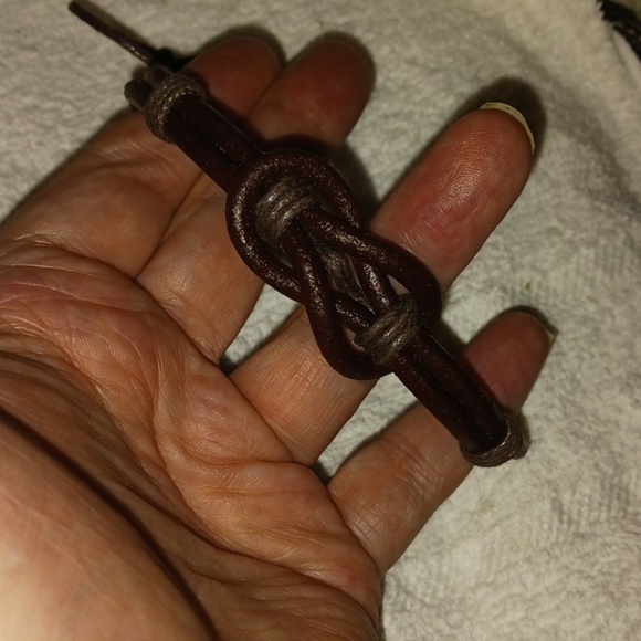 Hand Crafted Jewelry - Handmade Leather Unisex Bracelet